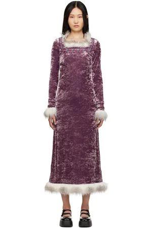 Anna Sui Purple Princess Audrey Dress
