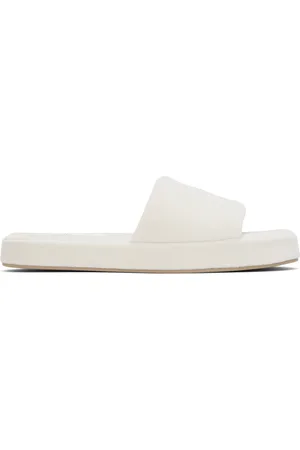 The Row Off-White Pillow Slippers