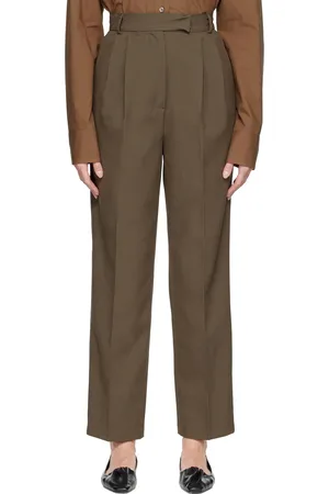 The Frankie Shop Brown Bea Trousers