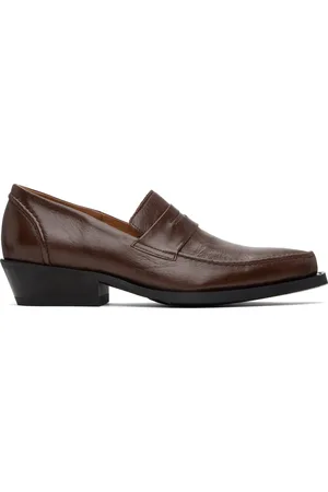 OUR LEGACY Brown Cypher Loafers