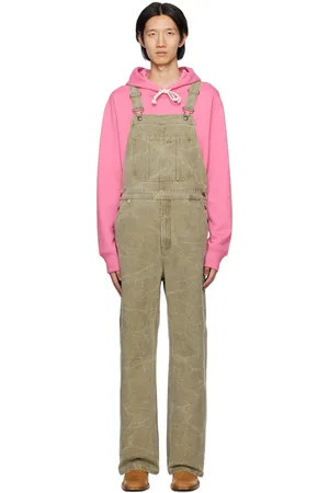 Acne Studios Khaki Patch Overalls