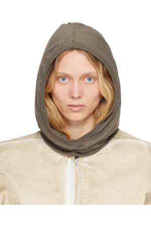 Rick Owens Gray Hollywood Grace Hood