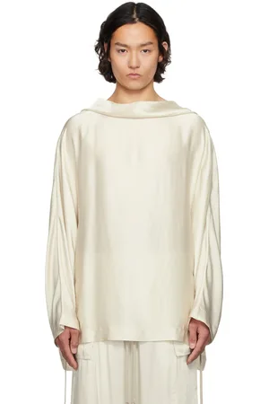 Rick Owens Off-White Hollywood Hooded Tunic Hoodie