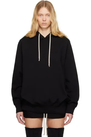 Rick Owens Black Hollywood Oversized Hoodie