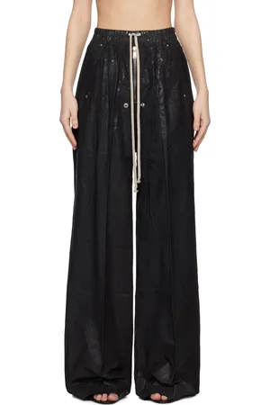 Rick Owens Black Hollywood Geth Belas Lounge Pants