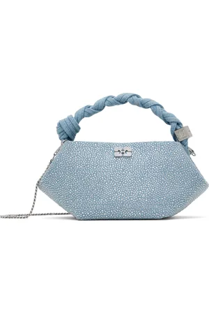 Ganni Blue Mini Bou Bag