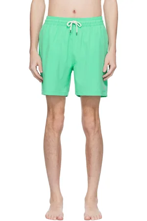 Ralph Lauren Green 5.75-Inch Traveler Classic Swim Shorts