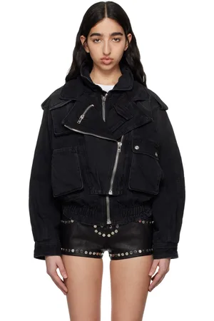 Isabel Marant Black Aneli Denim Jacket