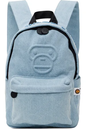 BAPE Blue Baby Milo Denim Mini Backpack