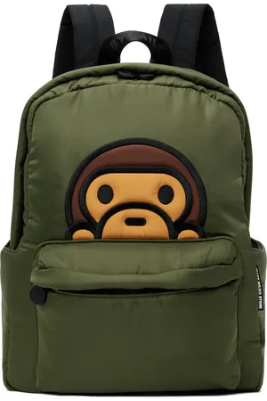 BAPE Khaki Baby Milo Medium Backpack