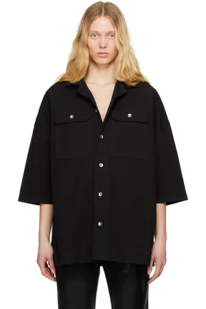 Rick Owens Black Hollywood Magnum Tommy Shirt