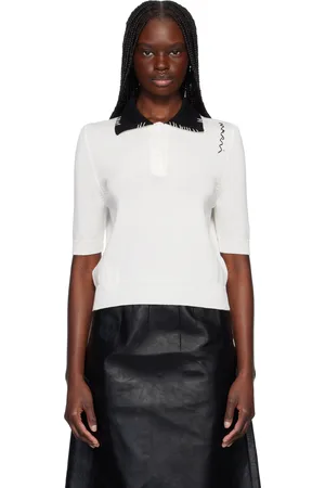 Marni White Cotton Polo