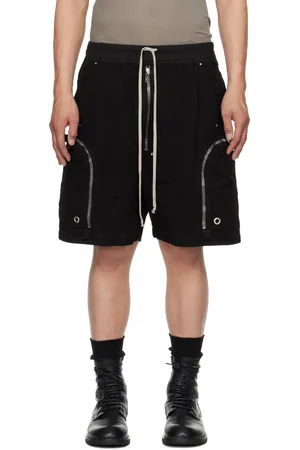 Rick Owens Black Hollywood Bauhaus Shorts