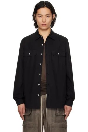 Rick Owens Black Hollywood Overshirt