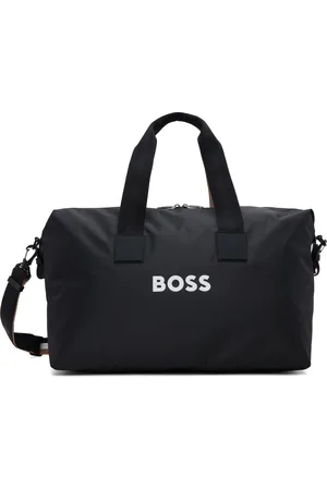 HUGO BOSS Black Contrast Logo Holdall Duffle Bag