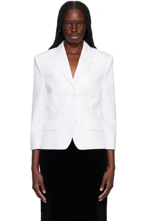 Marni White Poplin Baby Single Breasted Blazer