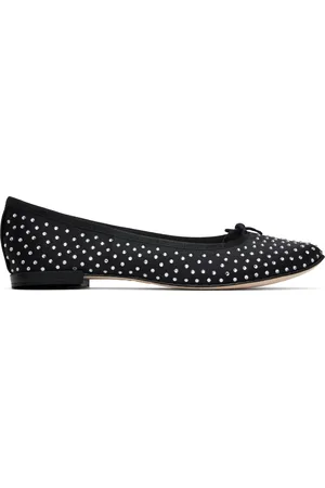 Repetto Black High Cendrillon Ballerina Flats