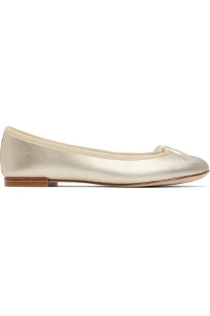 Repetto Gold Cendrillon Ballerina Flats