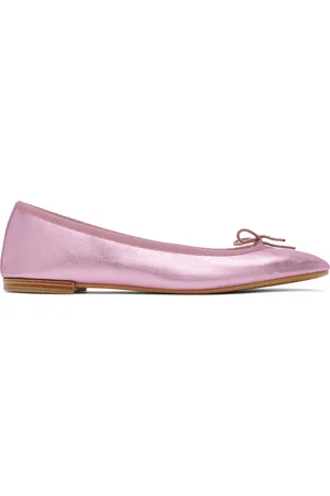 Repetto Pink Cendrillon Rubber Sole Ballerina Flats