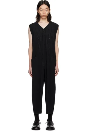 Issey Miyake Black Pleats Bottoms 1 Jumpsuit