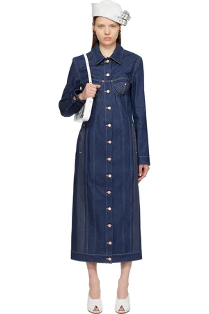 Jean Paul Gaultier Indigo Long Denim Jacket