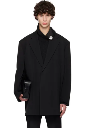 Jil Sander Black Single-Breasted Blazer