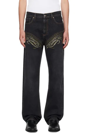 Y / PROJECT SSENSE Exclusive Crystal Jeans