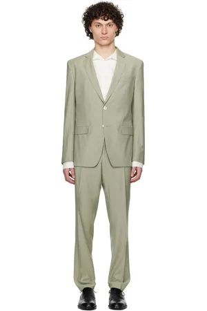 HUGO BOSS Green Slim-Fit Suit