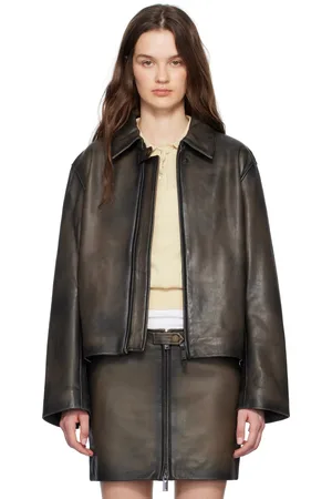 Holzweiler Brown Cia Leather Jacket
