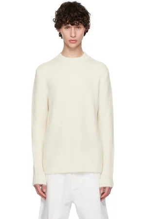 Jil Sander Off-White Crewneck Sweater