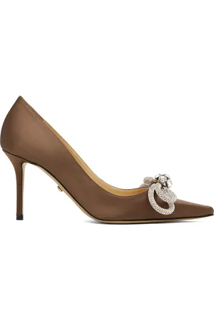 Mach & Mach Double Bow Satin Heels