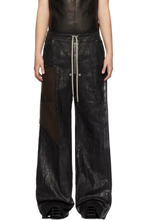 Rick Owens Black Porterville Wide Bela Jeans