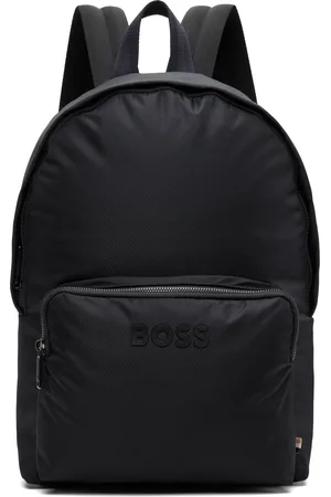 HUGO BOSS Navy Contrast Logo Backpack