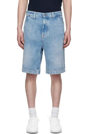 HUGO BOSS Blue Faded Denim Shorts