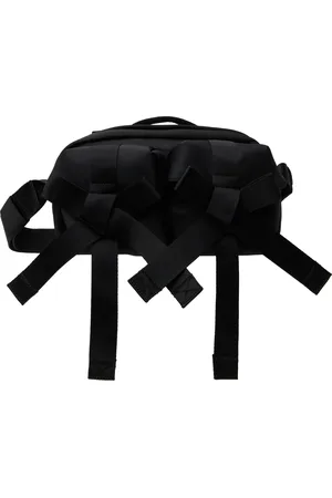 Simone Rocha Black Beaded Classic Bow Crossbody Bag