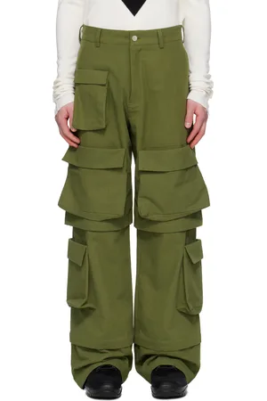 Spencer Badu Khaki Safari Cargo Pants