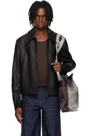 CMMAWEAR Batwing Leather Jacket