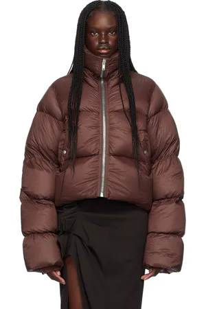 Rick Owens Brown Porterville Turtle Down Jacket