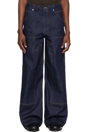 CMMAWEAR Navy Lotus Jeans