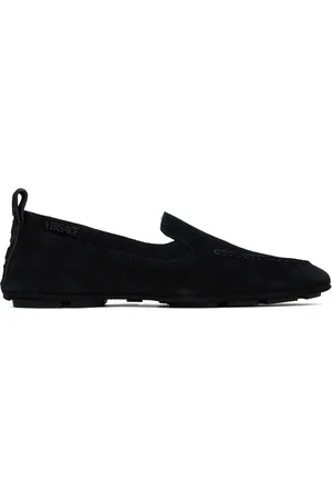 VERSACE Black Villa Driver Loafers