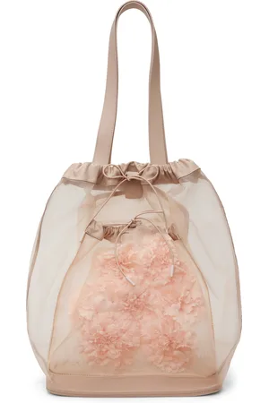 Simone Rocha Beige Carnation Pocket Tote