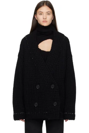 Maison Margiela Black Double-Breasted Jacket