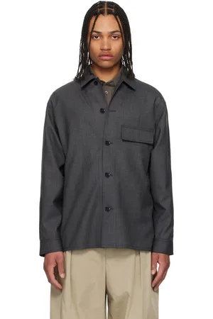 LEMAIRE Gray Light Tailored Overshirt
