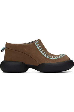 Grape Brown & Blue Sweater Loafers