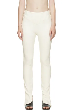 DION LEE Off-White Double Arch Corset Trousers
