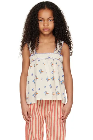 Wander & Wonder Kids Off-White Printed Camisole
