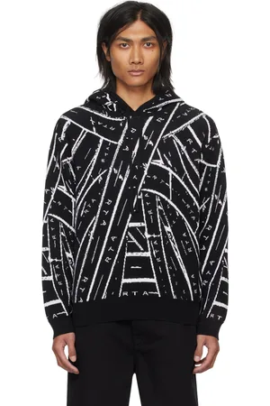 RTA Black Drawstring Hoodie