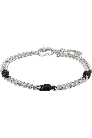 Givenchy Silver & Black 4G Bracelet