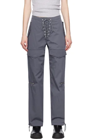 DION LEE Gray Hiking Pocket Trousers