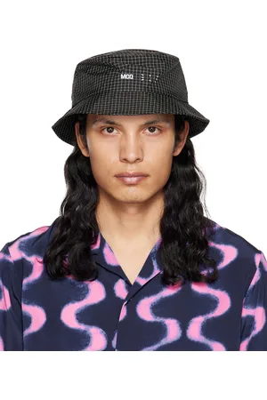 Alexander McQueen Black IC0 Bucket Hat